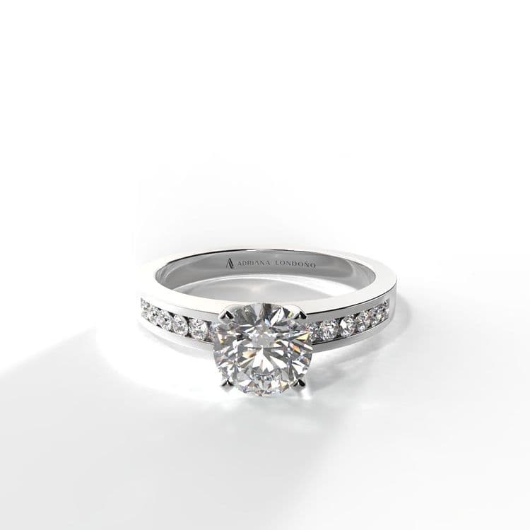 Anillo estambul 0,50 cts al carre