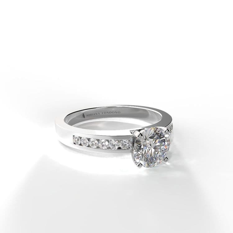 Anillo estambul 0,50 cts al carre