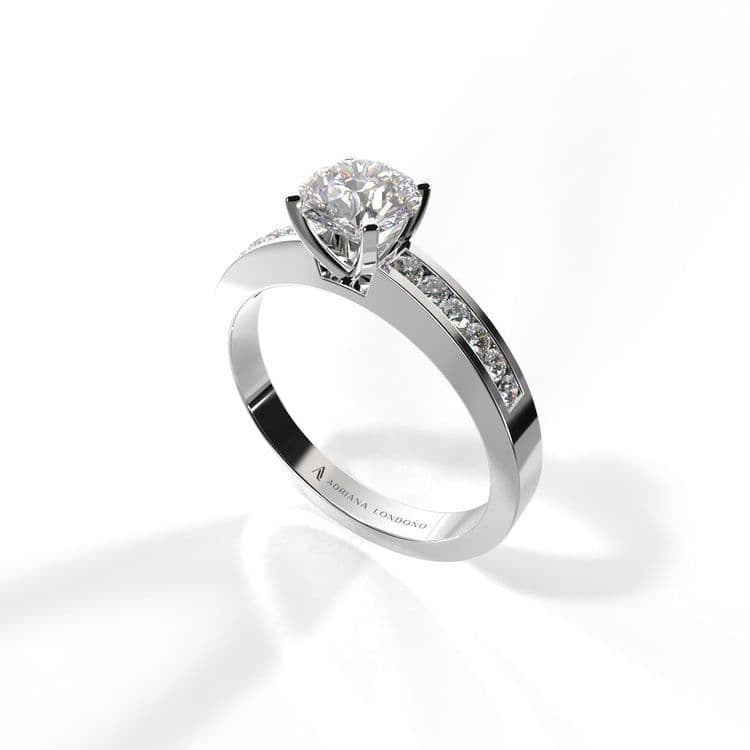 Anillo estambul 0,50 cts al carre