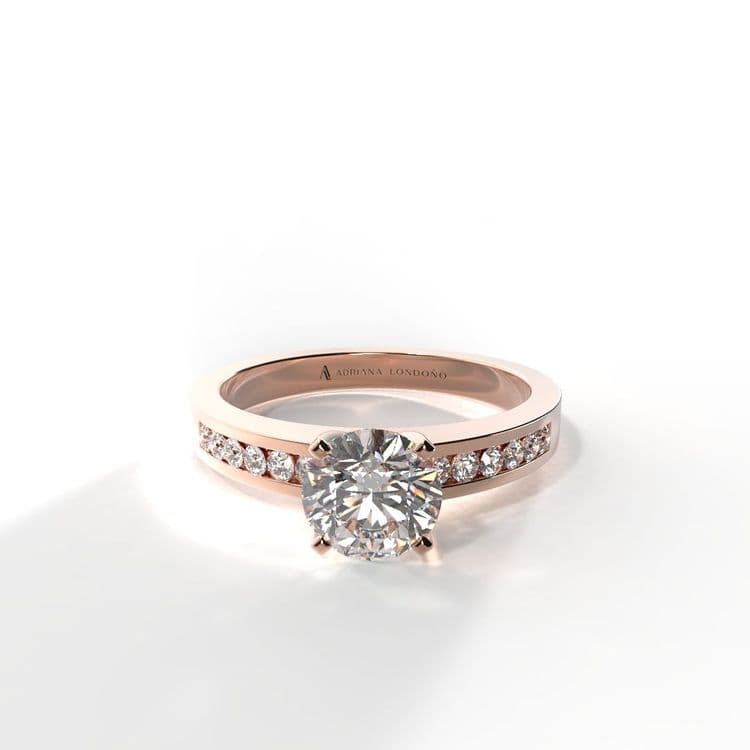 Anillo estambul 0,50 cts al carre
