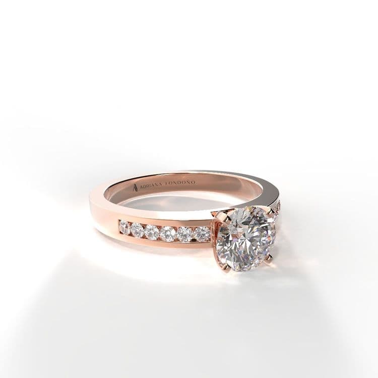 Anillo estambul 0,50 cts al carre