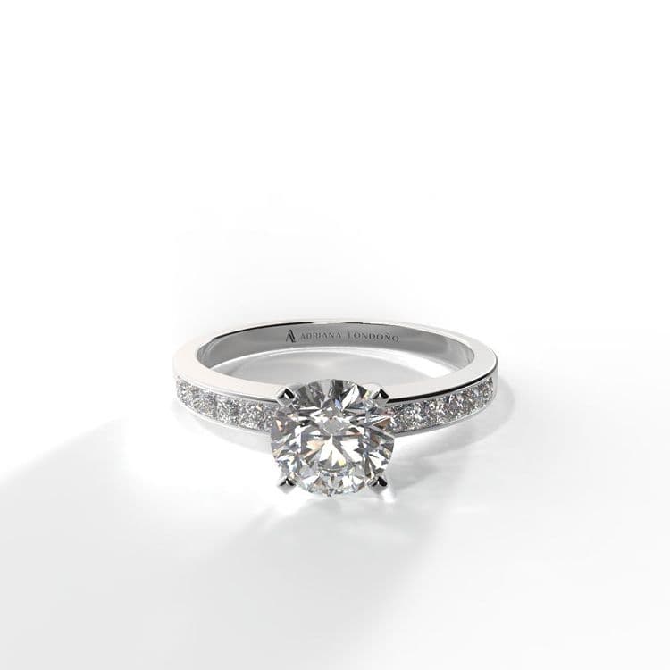 Anillo estambul 0,50 cts al carre