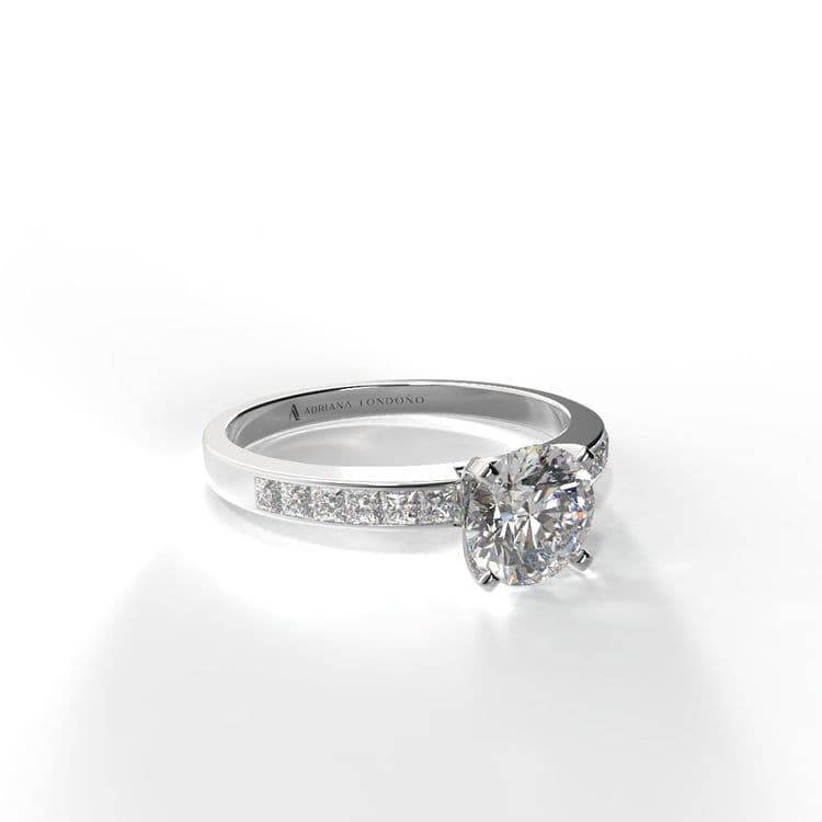 Anillo estambul 0,50 cts al carre