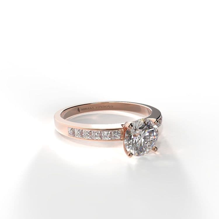 Anillo estambul 0,50 cts al carre