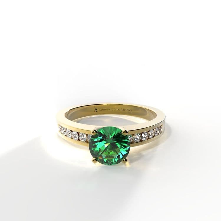 Anillo estambul 0,50 cts al carre