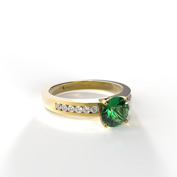 Anillo estambul 0,50 cts al carre