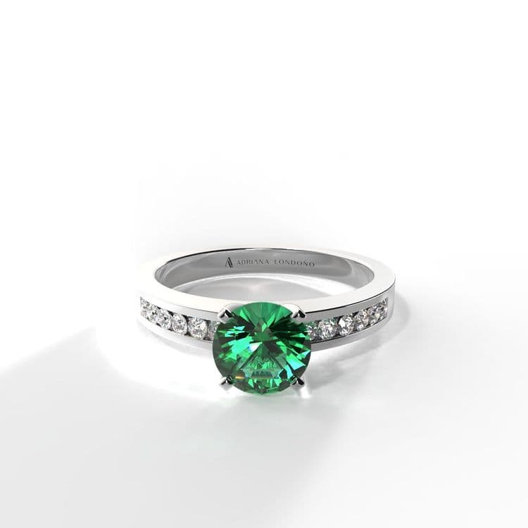 Anillo estambul 0,50 cts al carre