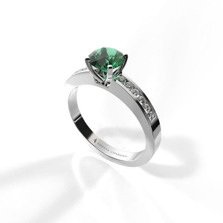Anillo estambul 0,50 cts al carre
