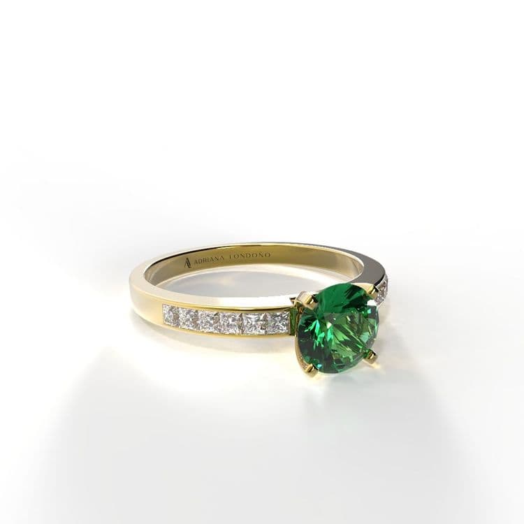 Anillo estambul 0,50 cts al carre