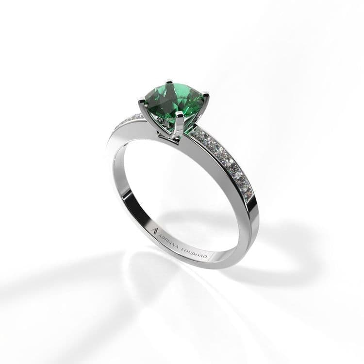 Anillo estambul 0,50 cts al carre