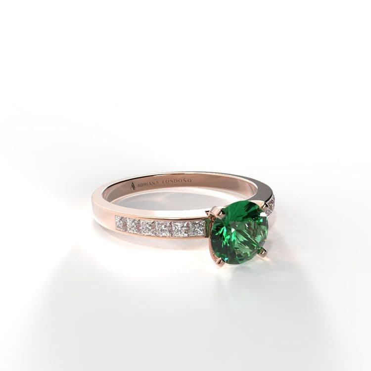 Anillo estambul 0,50 cts al carre