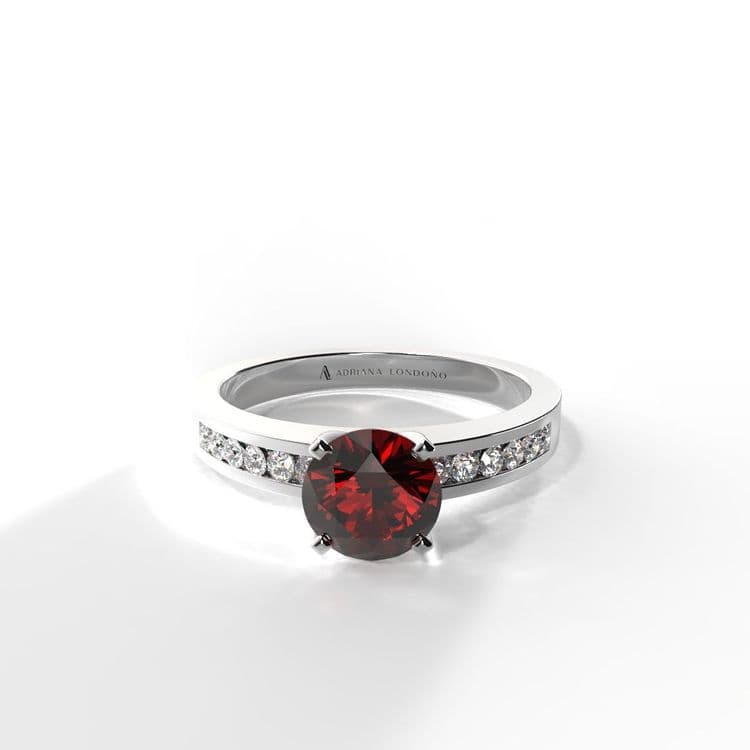 Anillo estambul 0,50 cts al carre