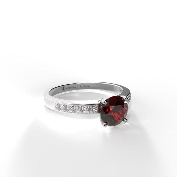 Anillo estambul 0,50 cts al carre