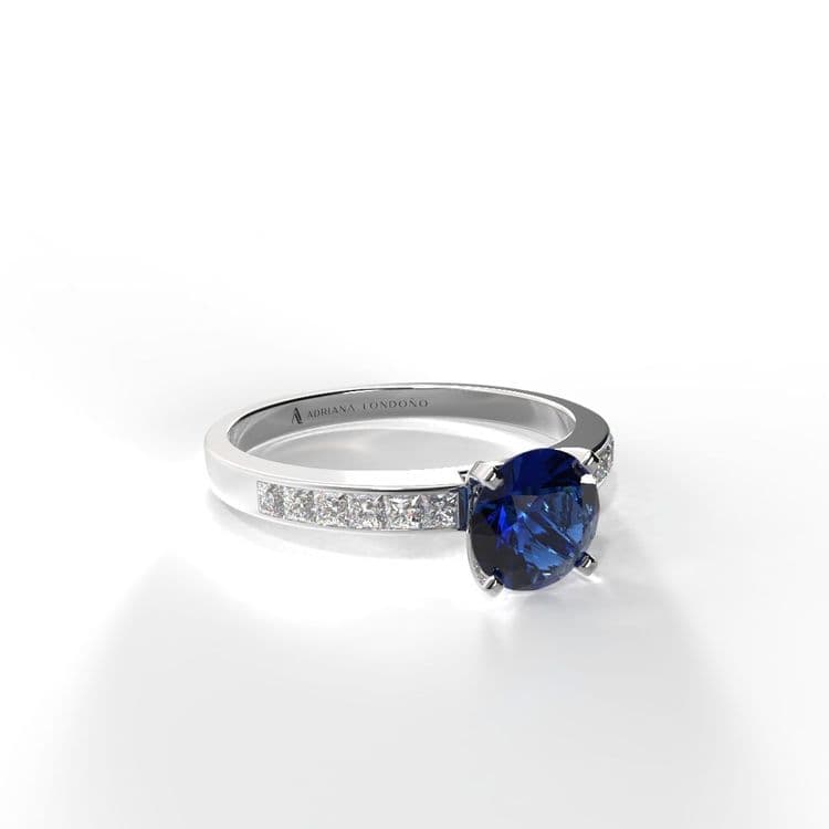 Anillo estambul 0,50 cts al carre