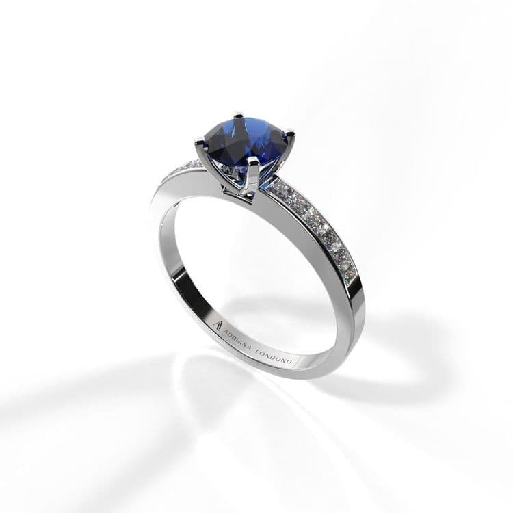 Anillo estambul 0,50 cts al carre