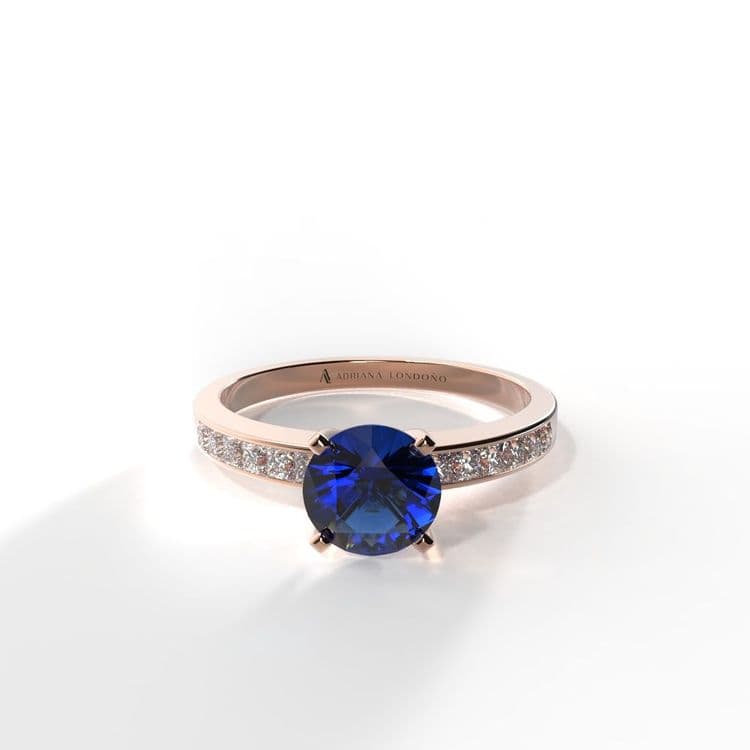 Anillo estambul 0,50 cts al carre