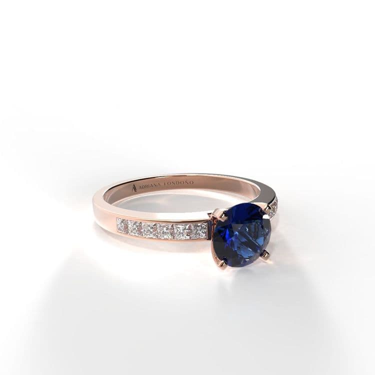 Anillo estambul 0,50 cts al carre