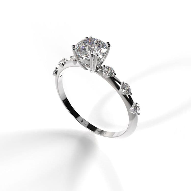 Anillo denver 0,50 cts