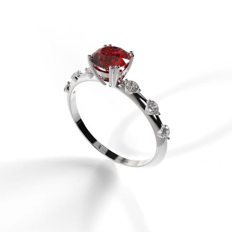 Anillo denver 0,50 cts