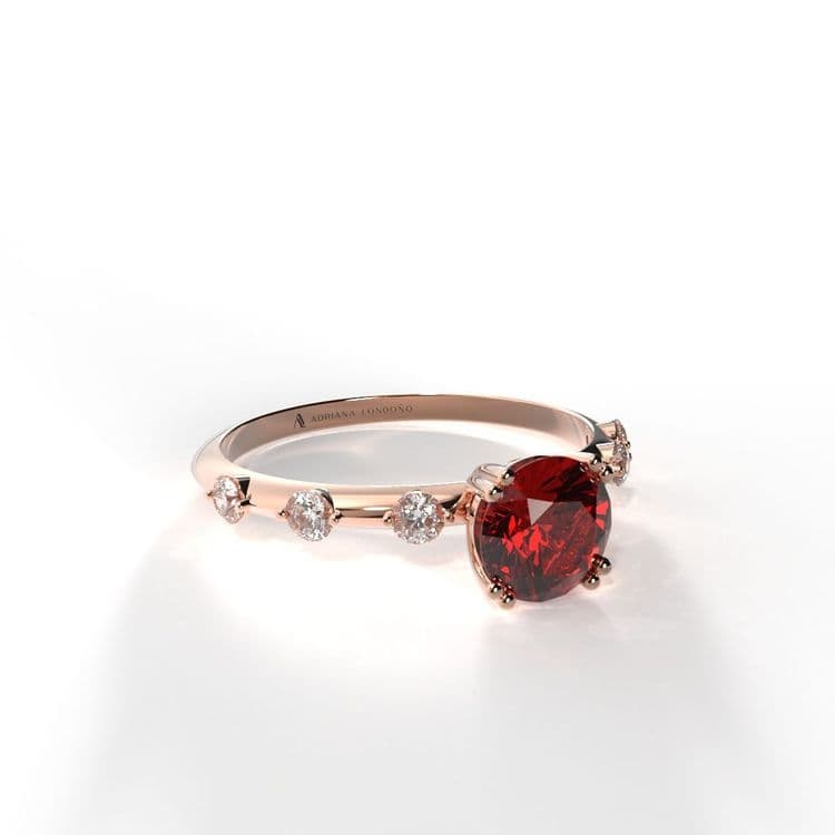 Anillo denver 0,50 cts