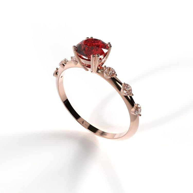 Anillo denver 0,50 cts