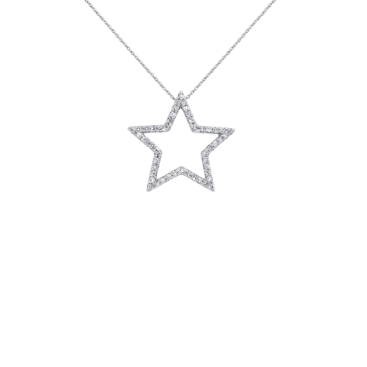 Dije estrella diamantes
