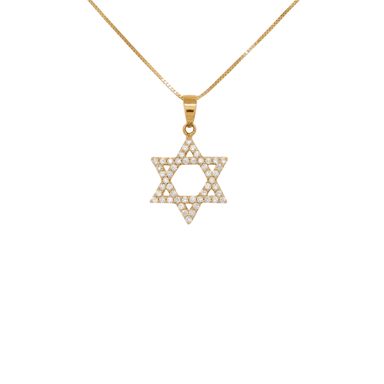 Dije diseño estrella de david