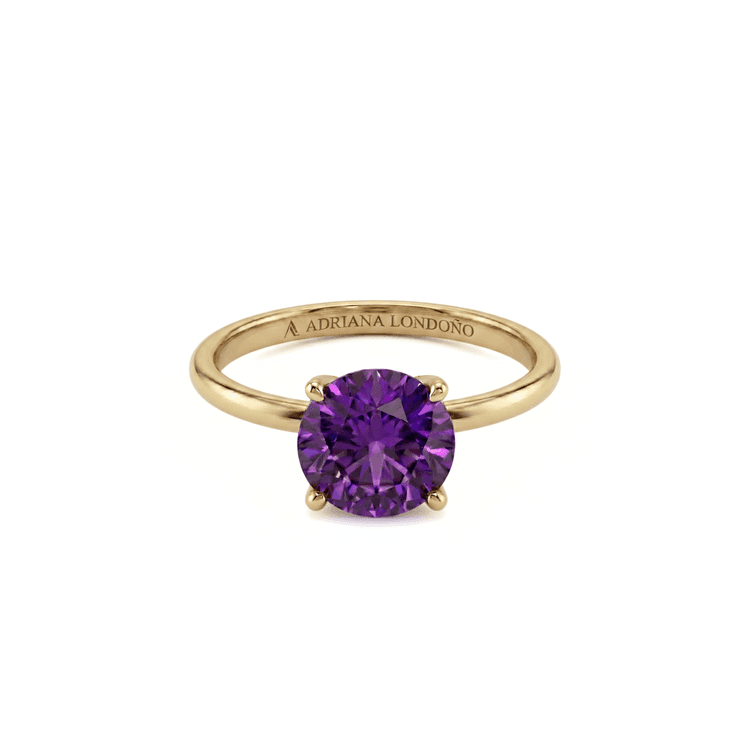 Anillo solitario 4 uñas