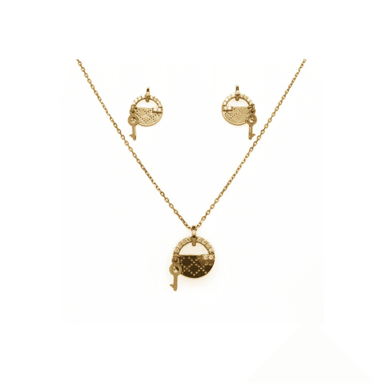 Aderezo set collar aretes