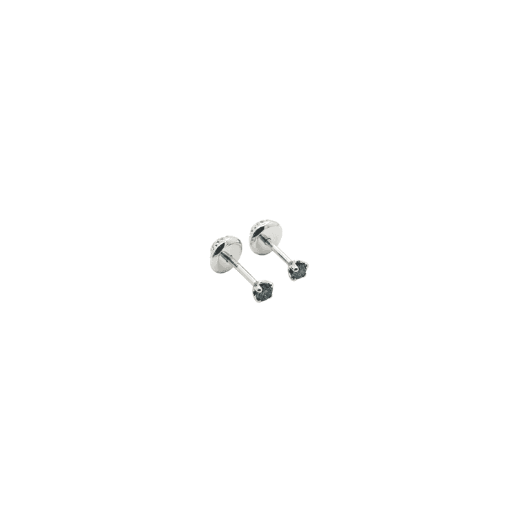 Topos 4 uñas diamantes azules 0,11 cts