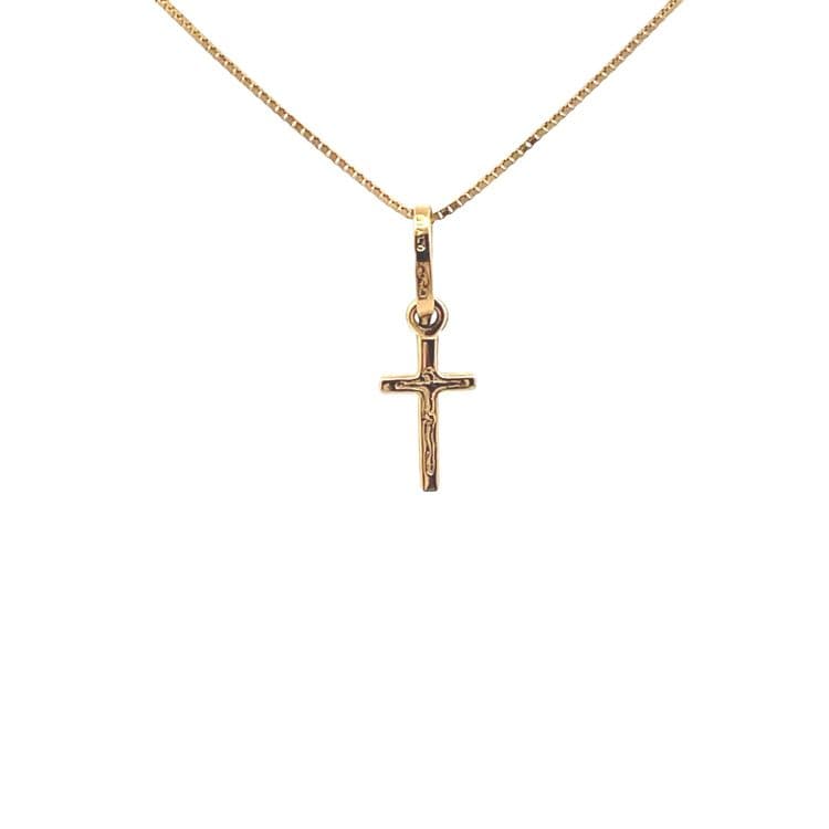 Dije cruz mini con cristo