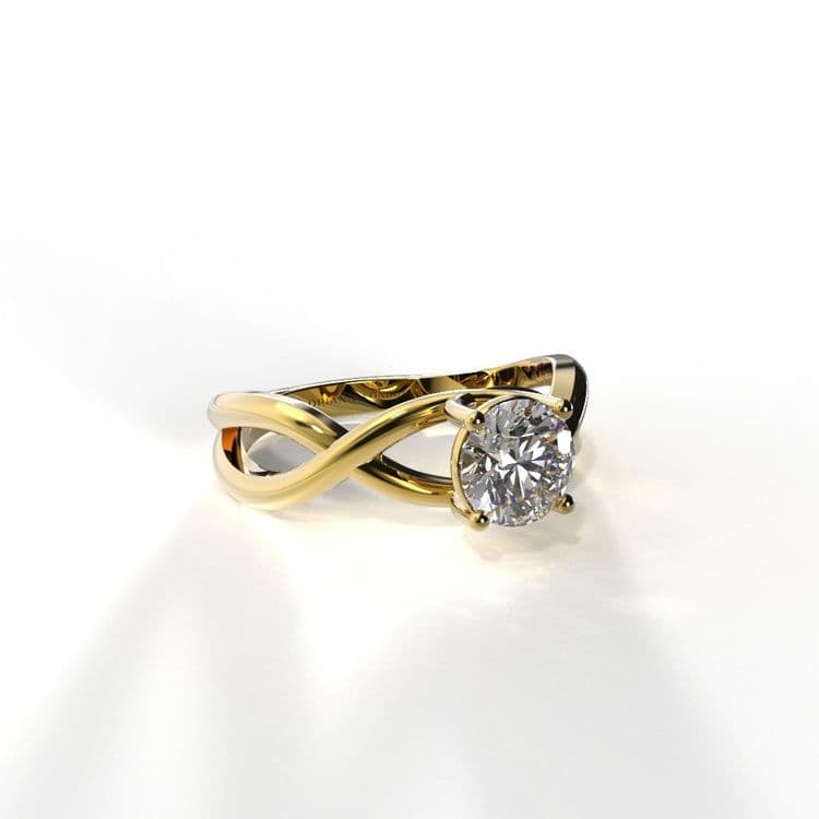 Anillo solitario osaka diamante de laboratorio 0,46 cts