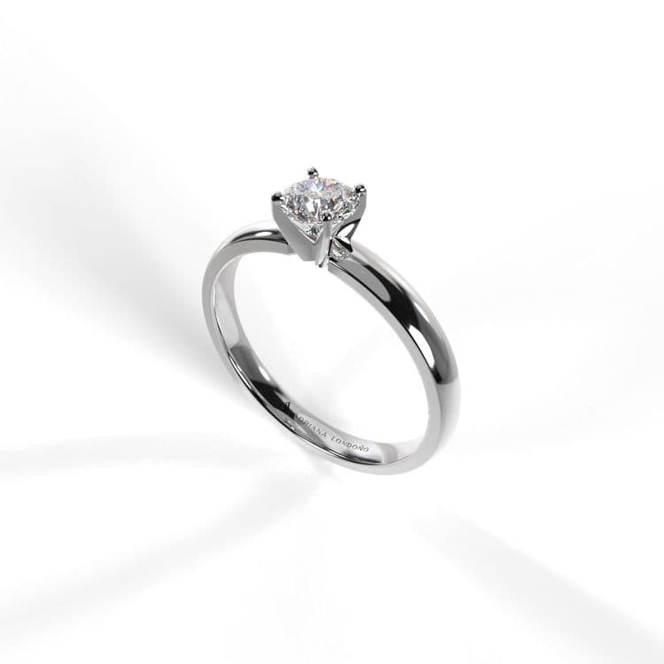 Anillo tokio solitario circón 4,5 mm