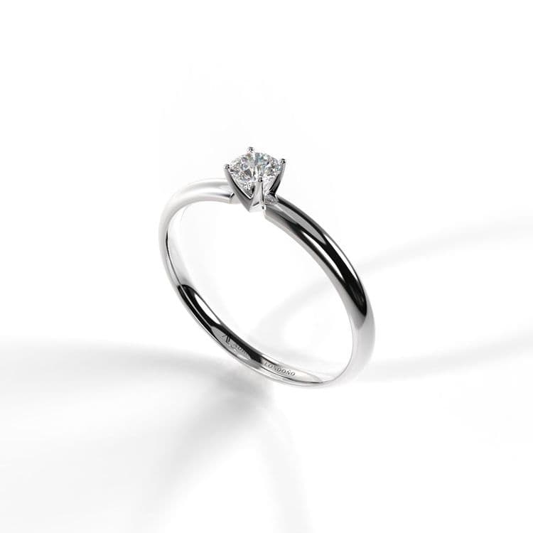 Anillo tokio solitario 0,09 cts
