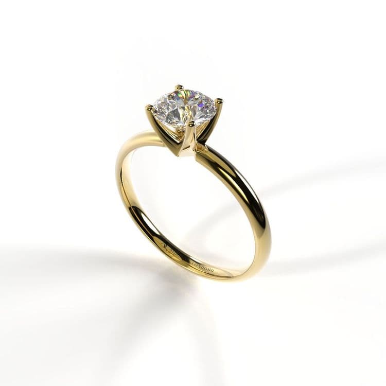 Anillo solitario tokio diamante de laboratorio 0,43 cts