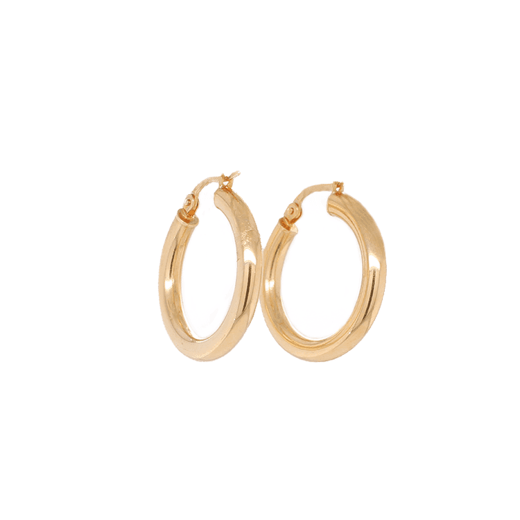 Candongas tubulares lisas 21mm