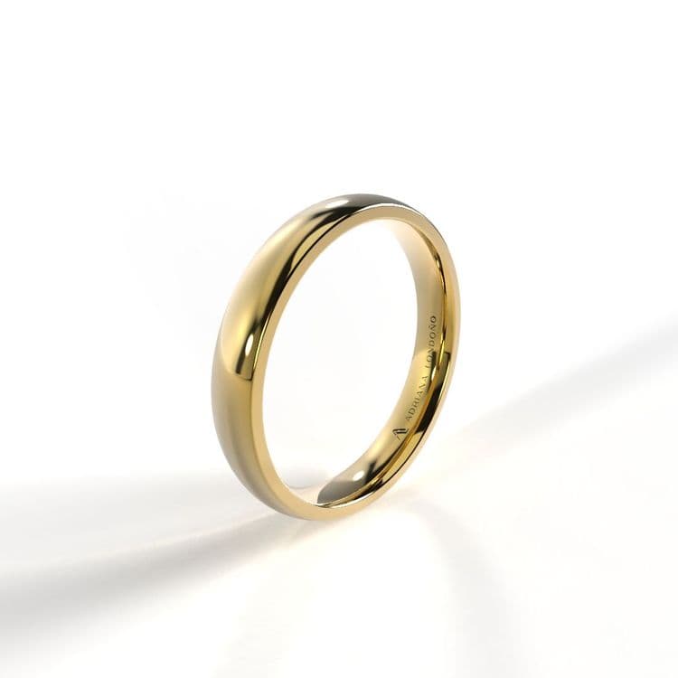 Argolla media caña 3,5mm confort