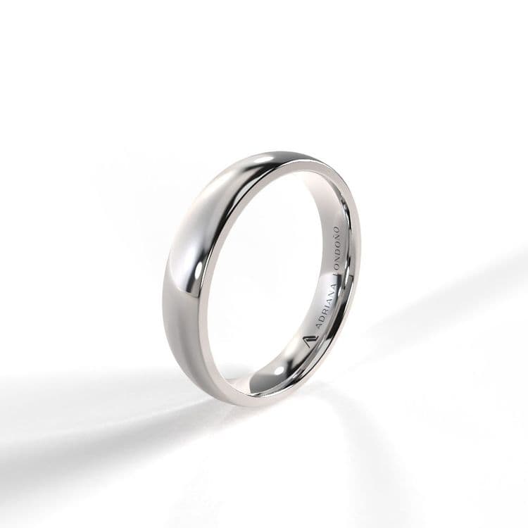 Argolla media caña 4mm confort