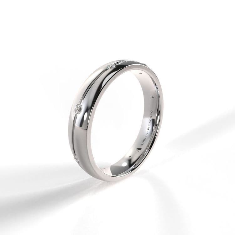 Argolla canal sin fin 0,08 cts