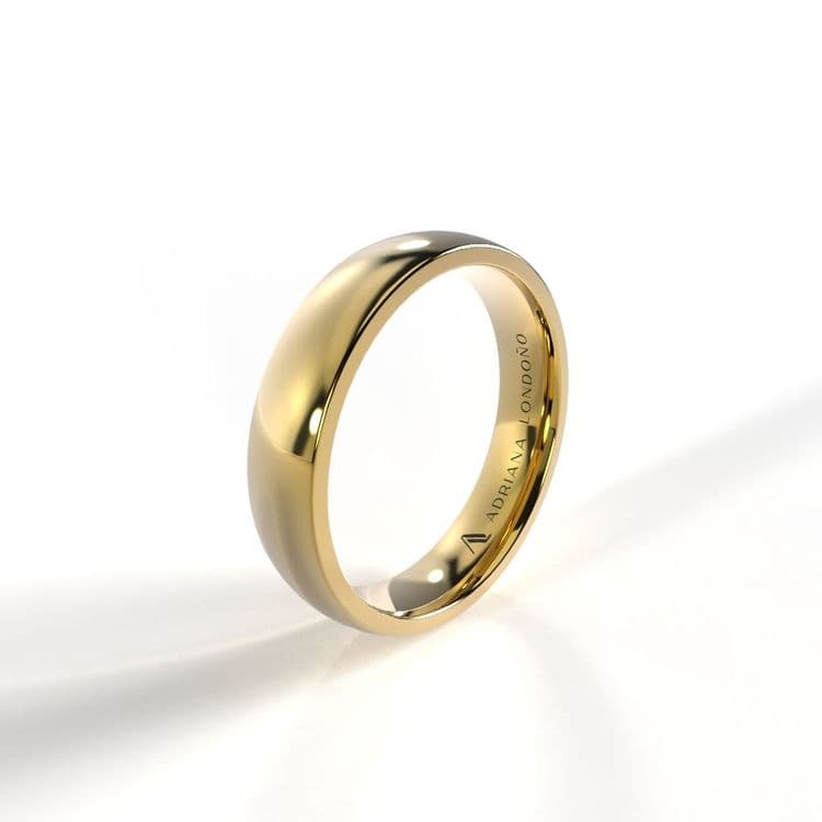 Argolla media caña 5mm confort