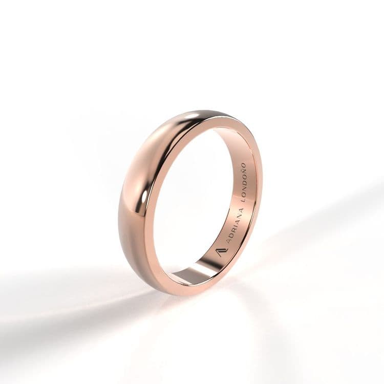 Argolla media caña 4mm