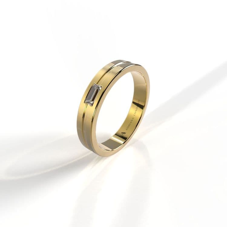 Argolla canal central 0,13 cts 