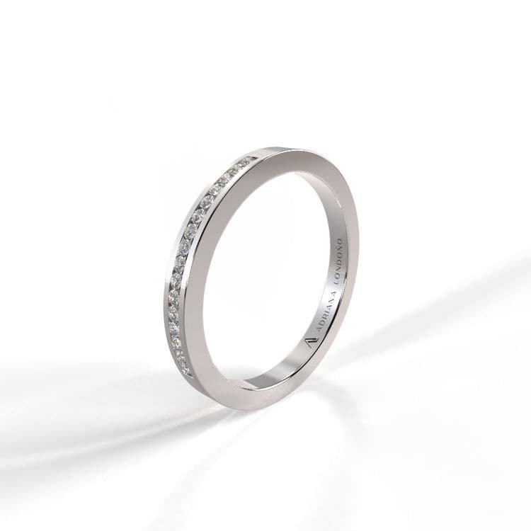 Argolla al carre 1/3  0,16 cts