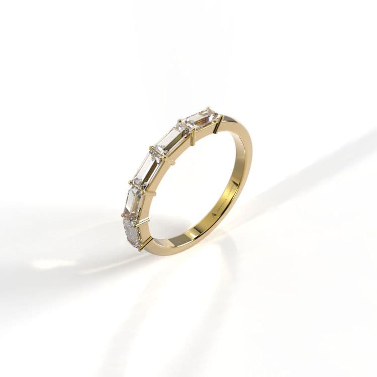 Argolla media caña 1/4 0,65 cts en cajas