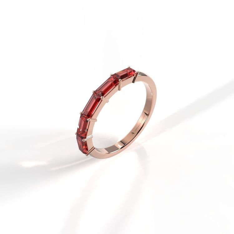 Argolla media caña 1/4 0,65 cts en cajas