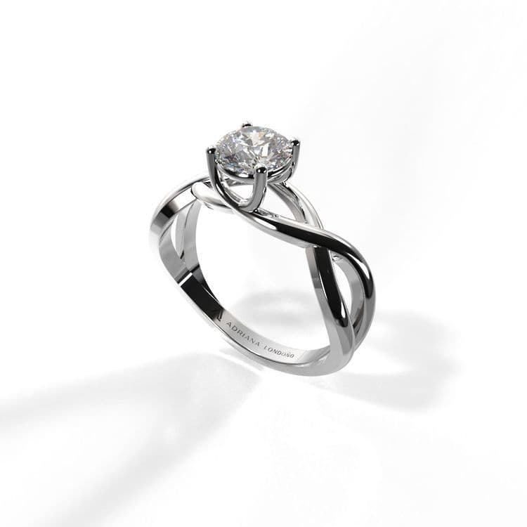 Anillo solitario osaka 0,50 cts
