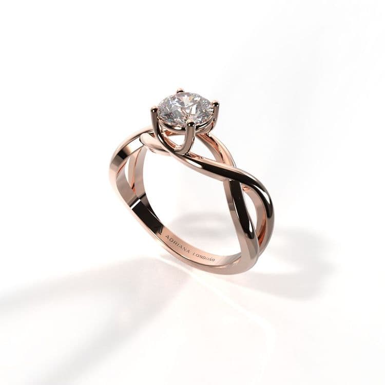Anillo solitario osaka 0,50 cts