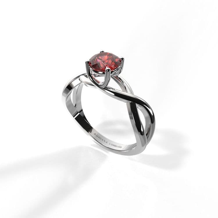 Anillo solitario osaka 0,50 cts