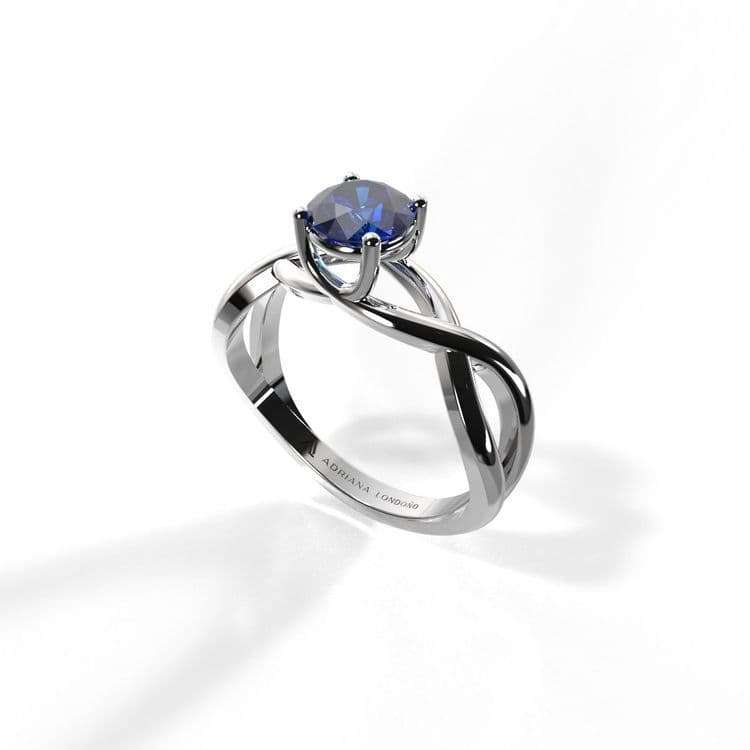 Anillo solitario osaka 0,50 cts