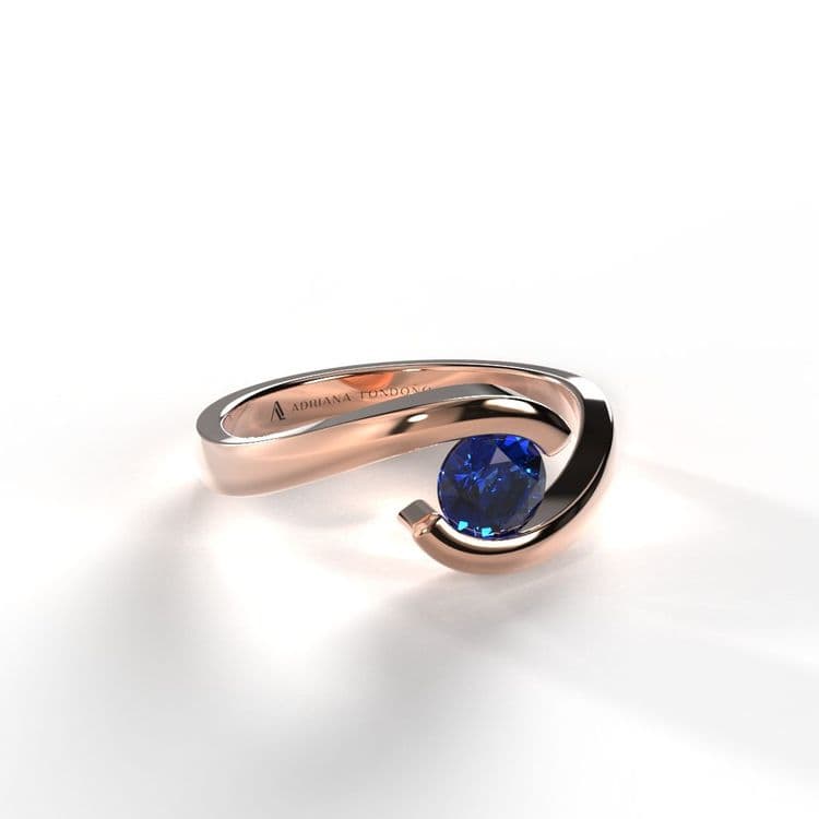 Anillo solitario oporto 0,25 cts